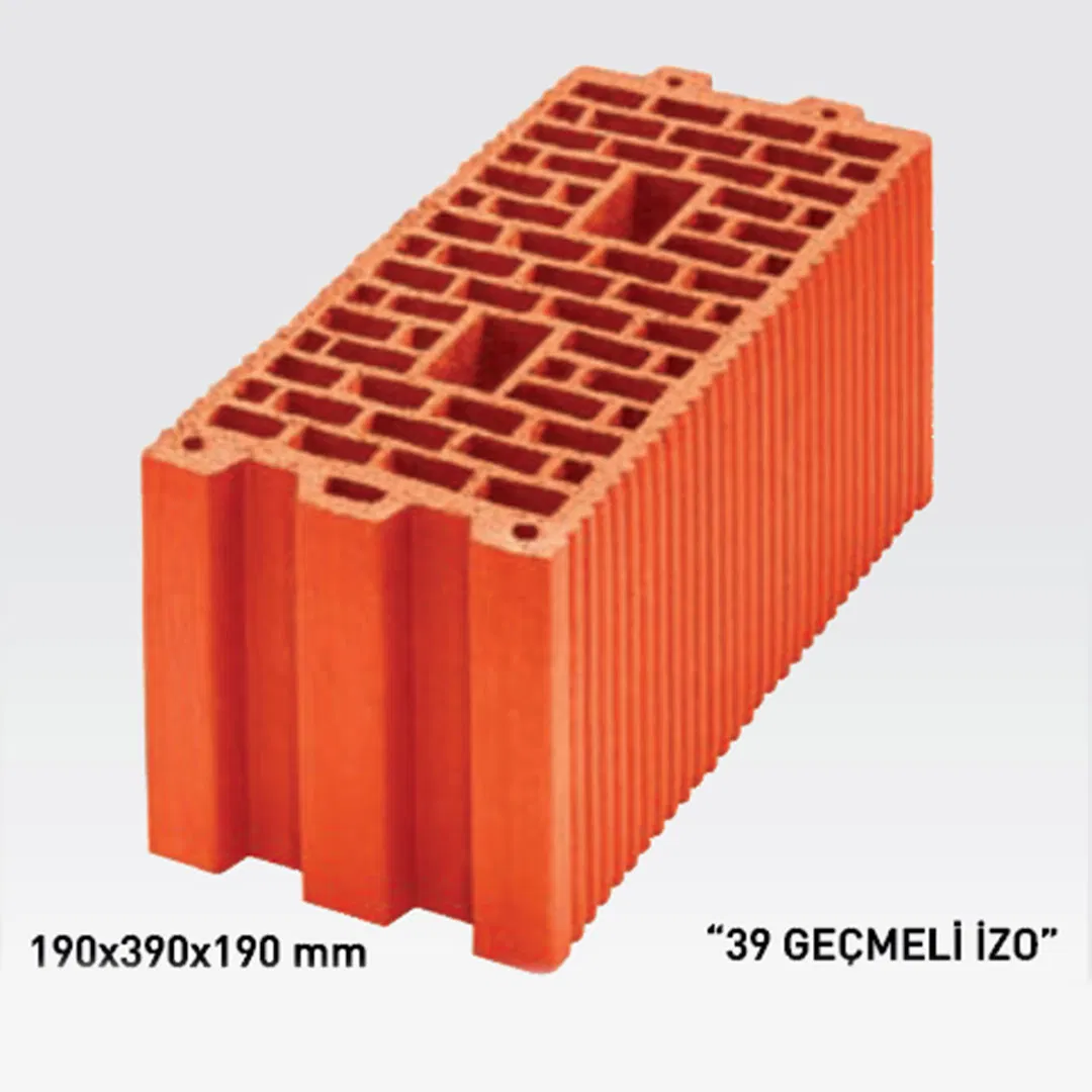 39 Geçmeli İzolasyon Tuğlası